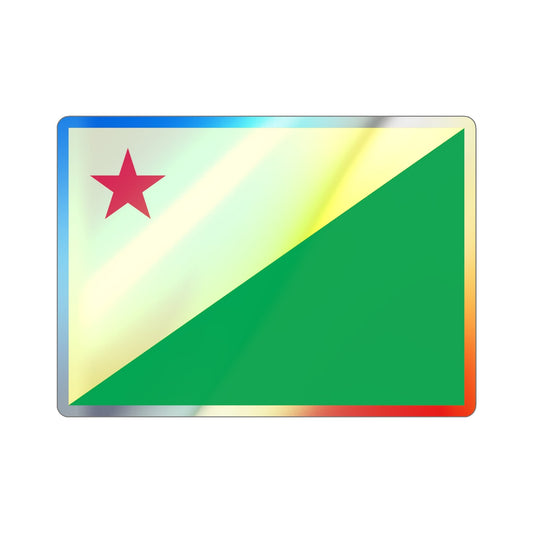 Flag of Acre Brazil Holographic STICKER Die-Cut Vinyl Decal-6 Inch-The Sticker Space