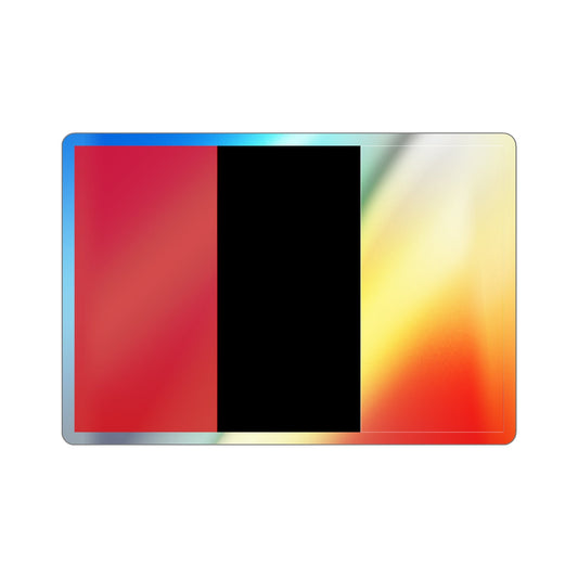 Flag of Afghanistan 1929 Holographic STICKER Die-Cut Vinyl Decal-6 Inch-The Sticker Space