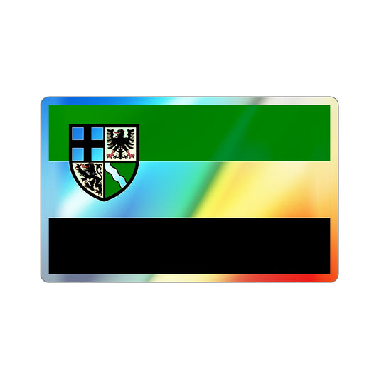 Flag of Ahrweiler Germany Holographic STICKER Die-Cut Vinyl Decal-6 Inch-The Sticker Space