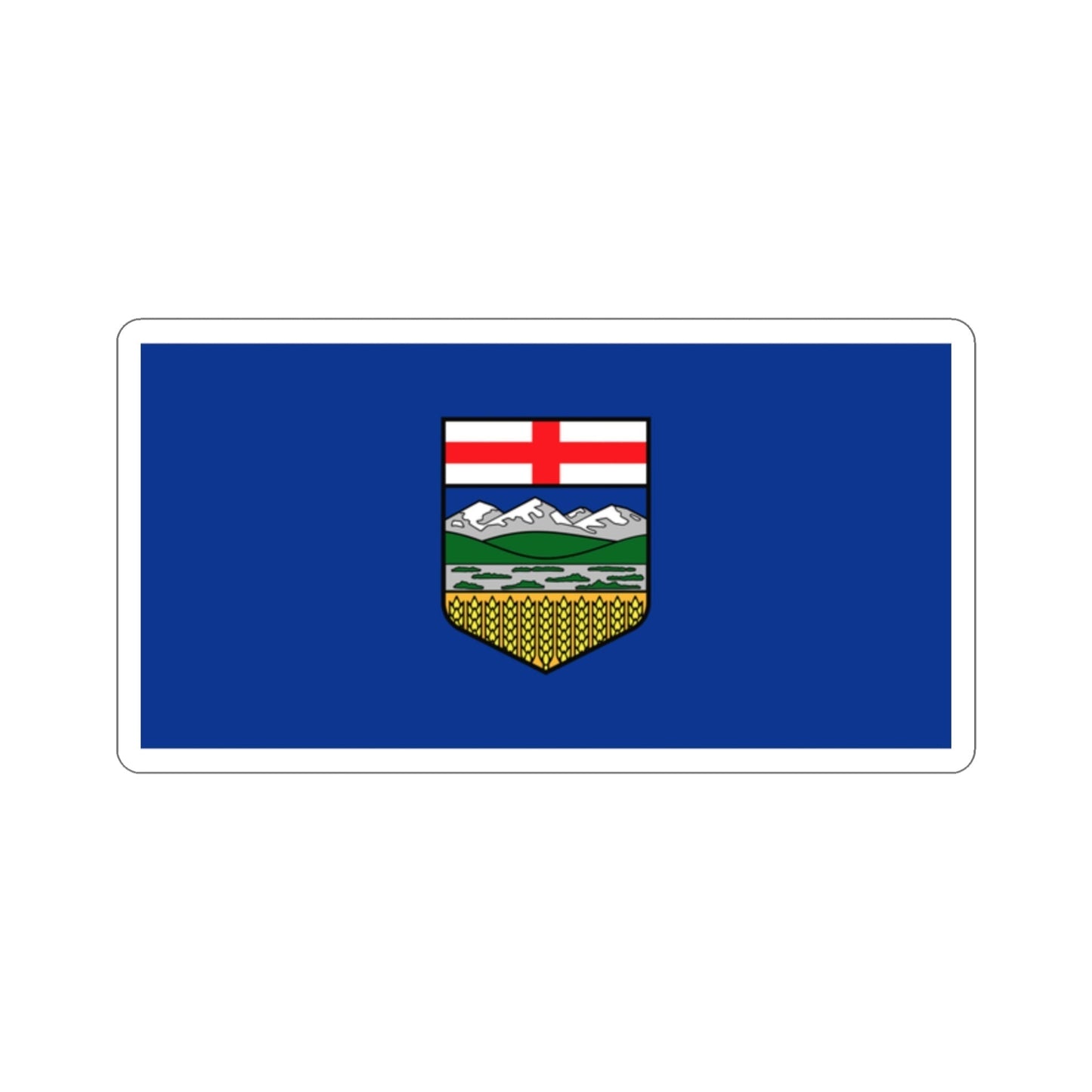 Flag of Alberta Canada STICKER Vinyl Die-Cut Decal-2 Inch-The Sticker Space