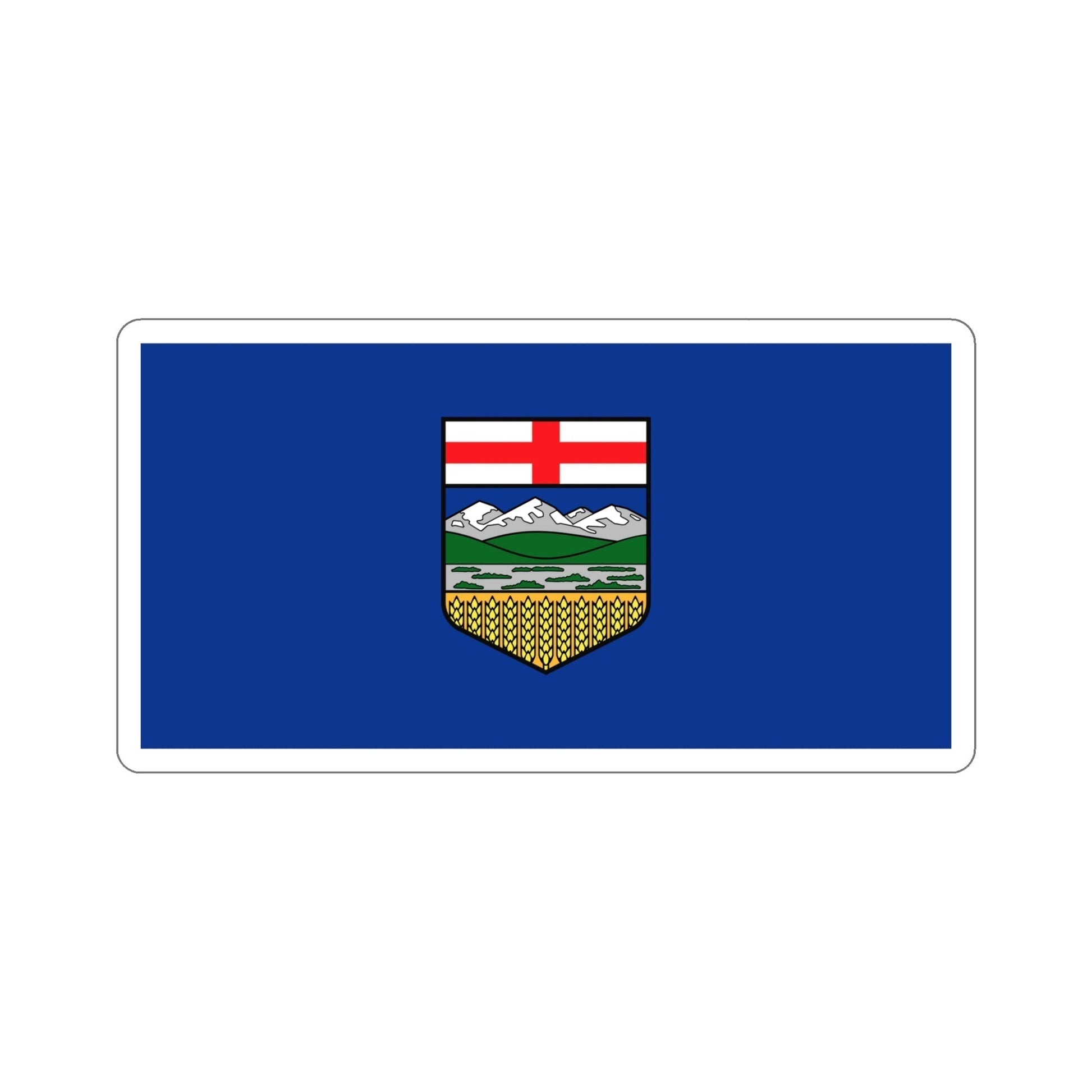 Flag of Alberta Canada STICKER Vinyl Die-Cut Decal-6 Inch-The Sticker Space
