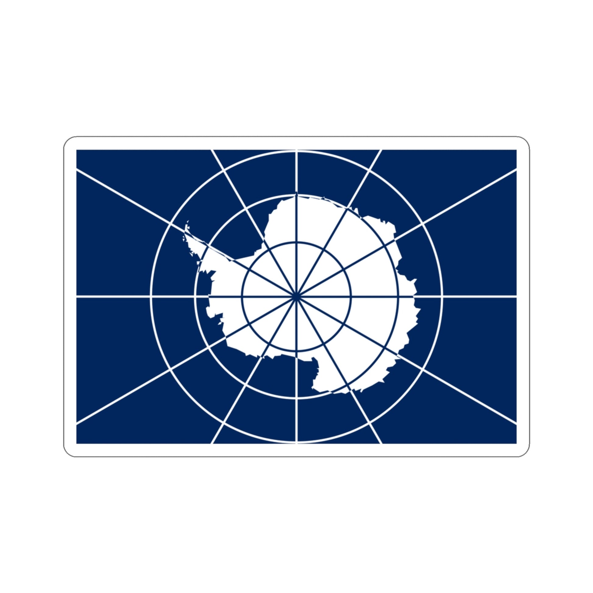 Flag of Antarctic Treaty STICKER Vinyl Die-Cut Decal-3 Inch-The Sticker Space