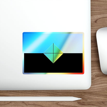 Flag of Antarctic Vexillological Association Holographic STICKER Die-Cut Vinyl Decal-The Sticker Space