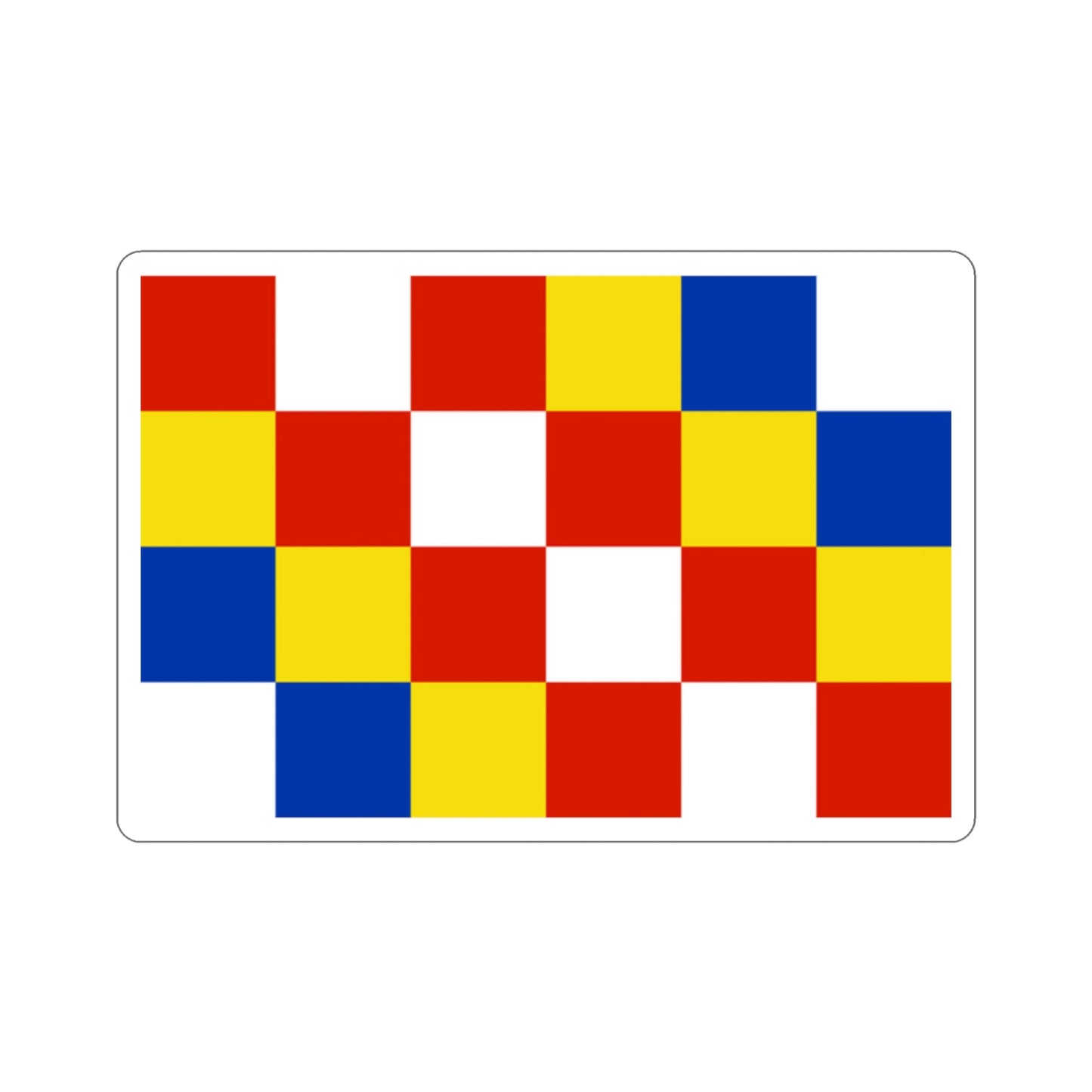 Flag of Antwerp Belgium STICKER Vinyl Die-Cut Decal-2 Inch-The Sticker Space