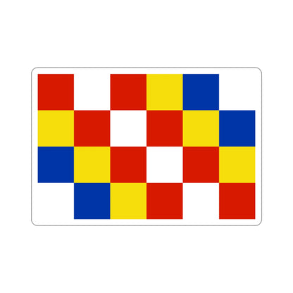 Flag of Antwerp Belgium STICKER Vinyl Die-Cut Decal-4 Inch-The Sticker Space