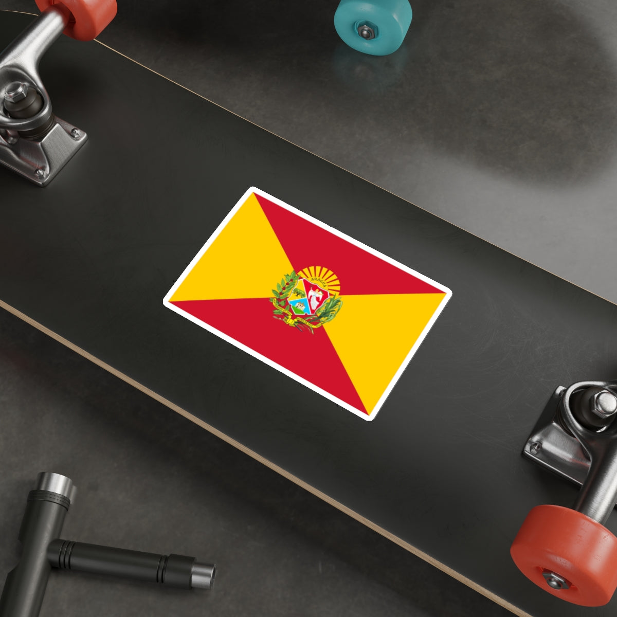 Flag of Aragua Venezuela STICKER Vinyl Die-Cut Decal-The Sticker Space