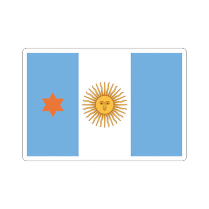 Flag of Argentine General de Brigada 1894 to 1904 STICKER Vinyl Die-Cut Decal-5 Inch-The Sticker Space