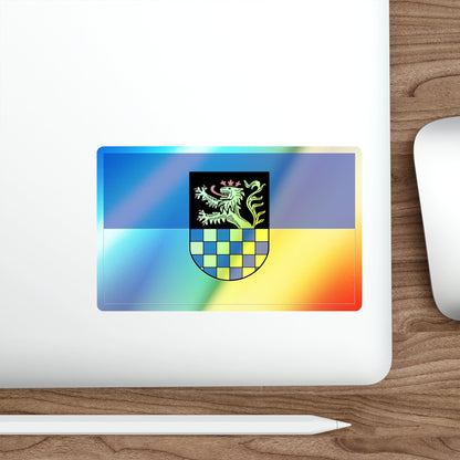 Flag of Bad Kreuznach Germany Holographic STICKER Die-Cut Vinyl Decal-The Sticker Space