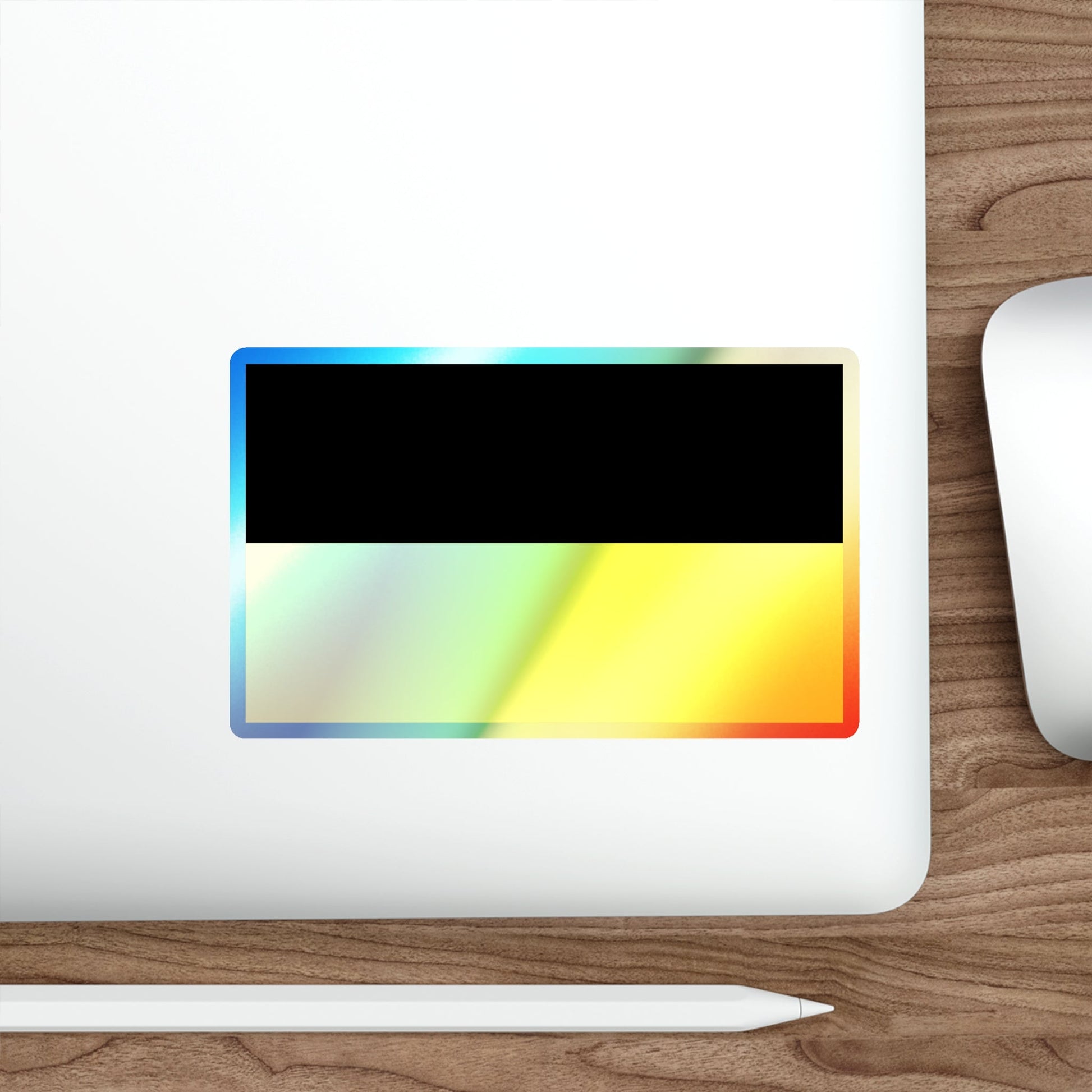 Flag of Baden Württemberg Germany Holographic STICKER Die-Cut Vinyl Decal-The Sticker Space