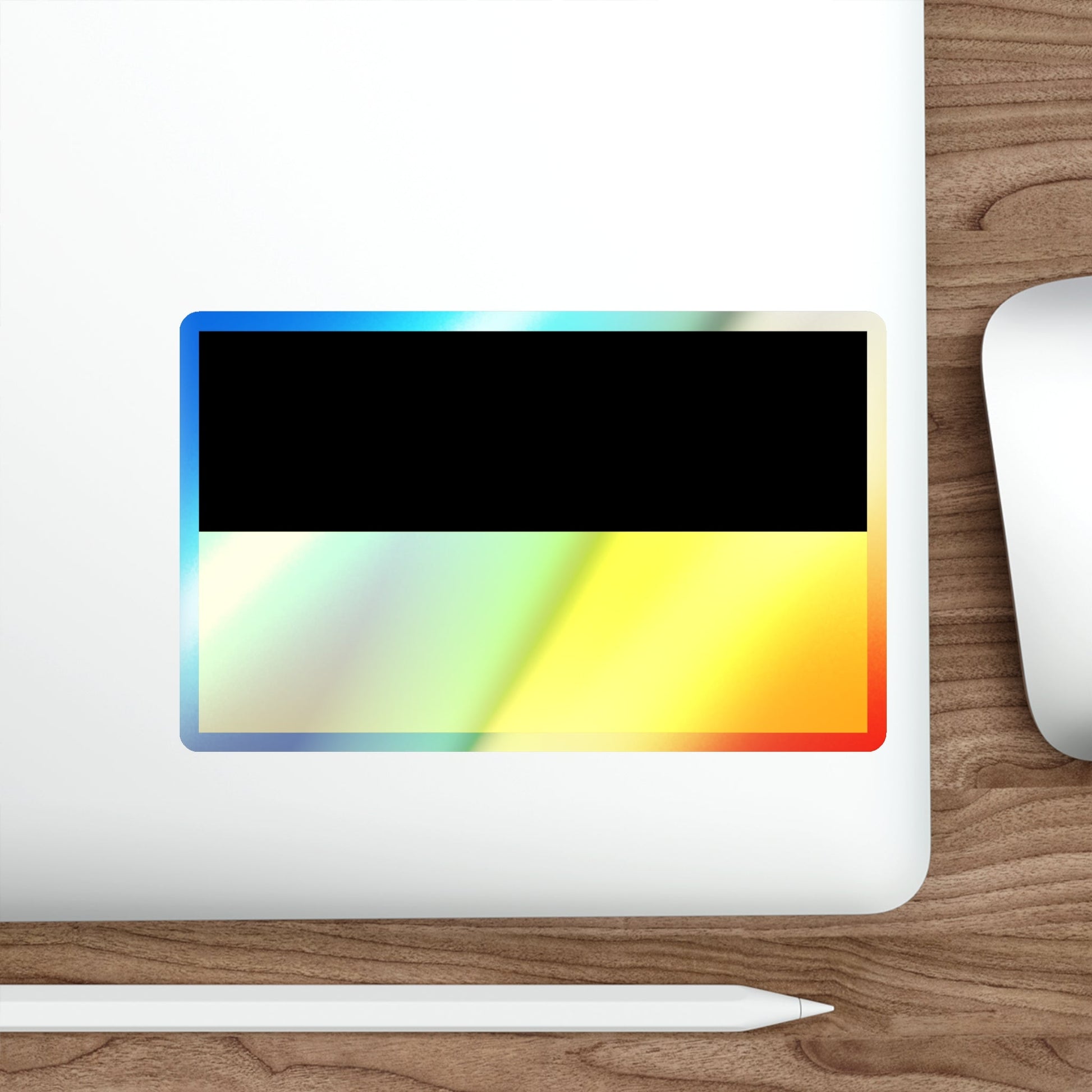 Flag of Baden Württemberg Germany Holographic STICKER Die-Cut Vinyl Decal-The Sticker Space