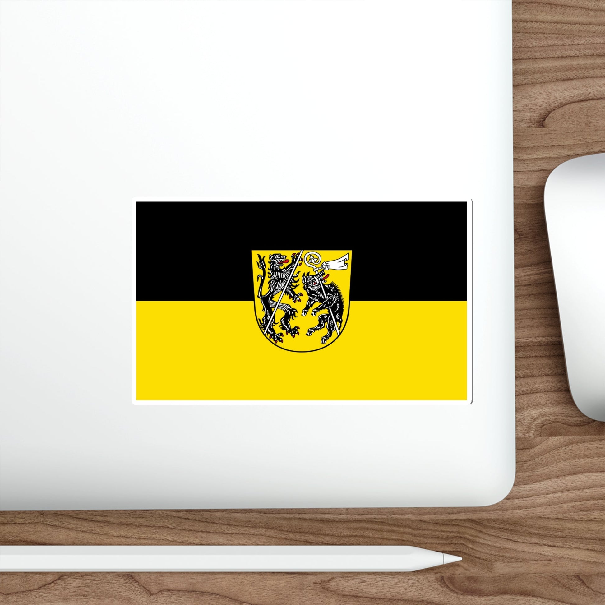 Flag of Bamberg Germany STICKER Vinyl Die-Cut Decal – The Sticker