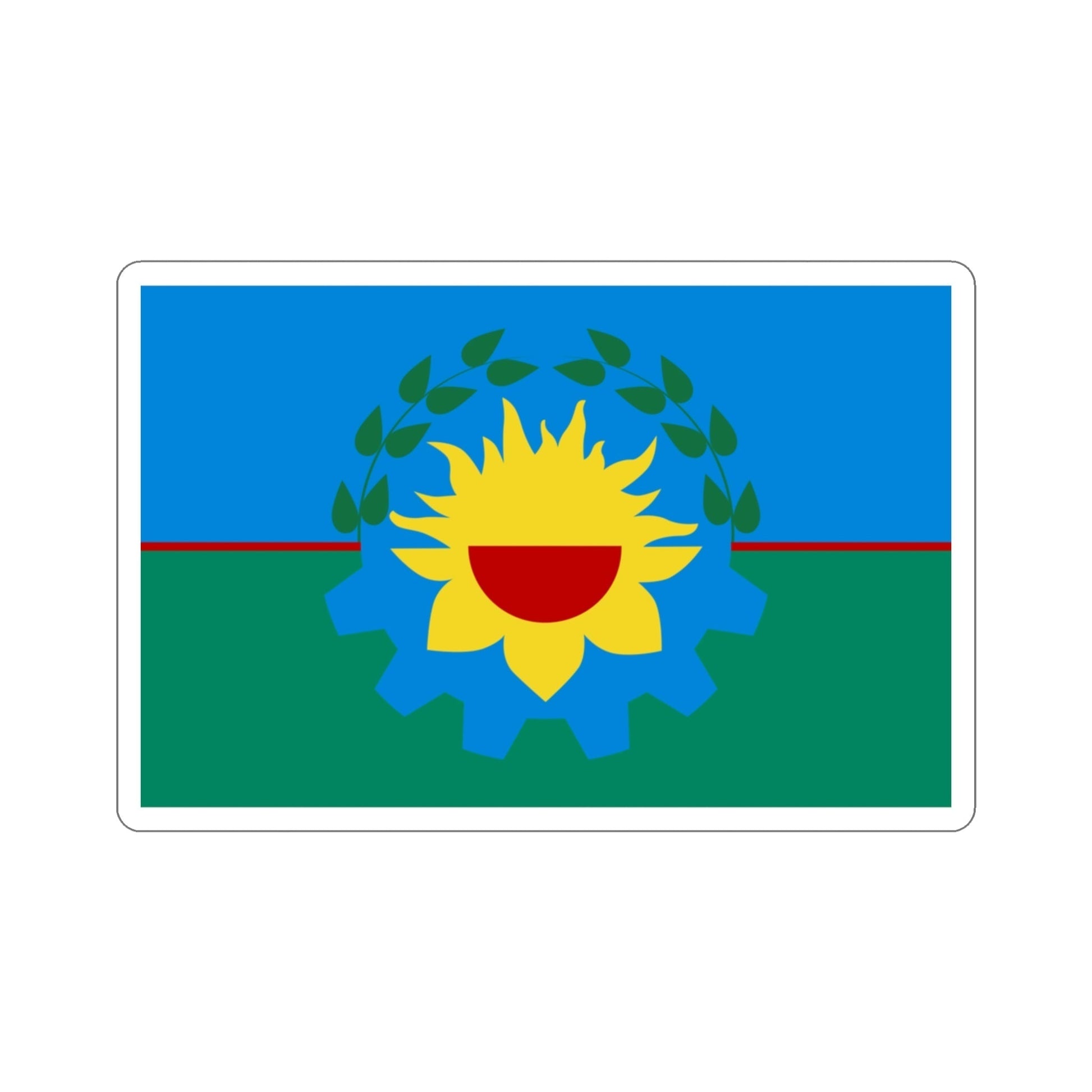 Flag of Buenos Aires Province Argentina STICKER Vinyl Die-Cut Decal-3 Inch-The Sticker Space