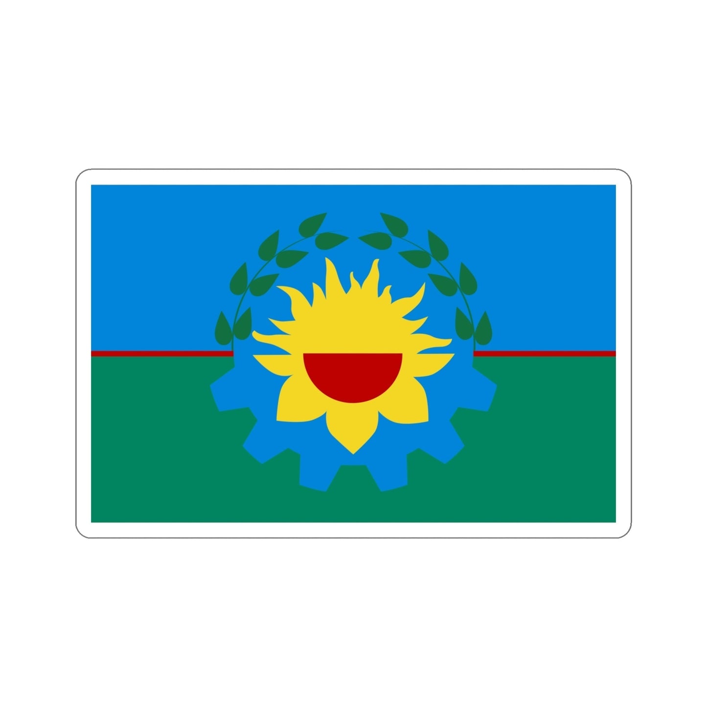 Flag of Buenos Aires Province Argentina STICKER Vinyl Die-Cut Decal-5 Inch-The Sticker Space