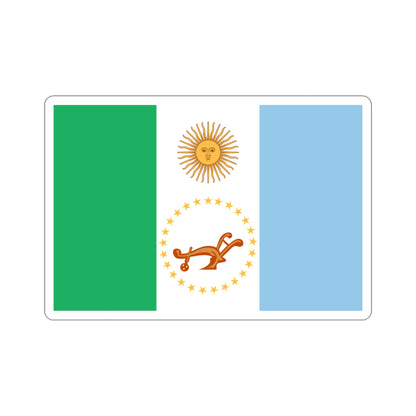 Flag of Chaco Province Argentina STICKER Vinyl Die-Cut Decal-4 Inch-The Sticker Space
