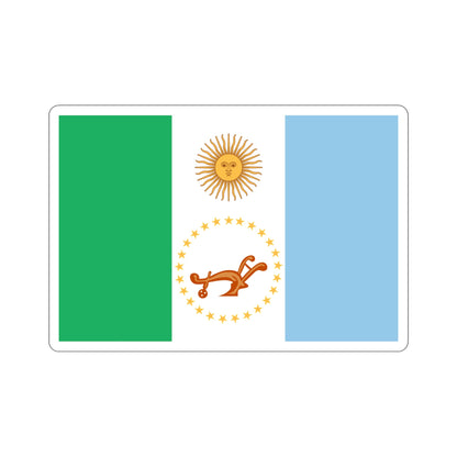 Flag of Chaco Province Argentina STICKER Vinyl Die-Cut Decal-5 Inch-The Sticker Space