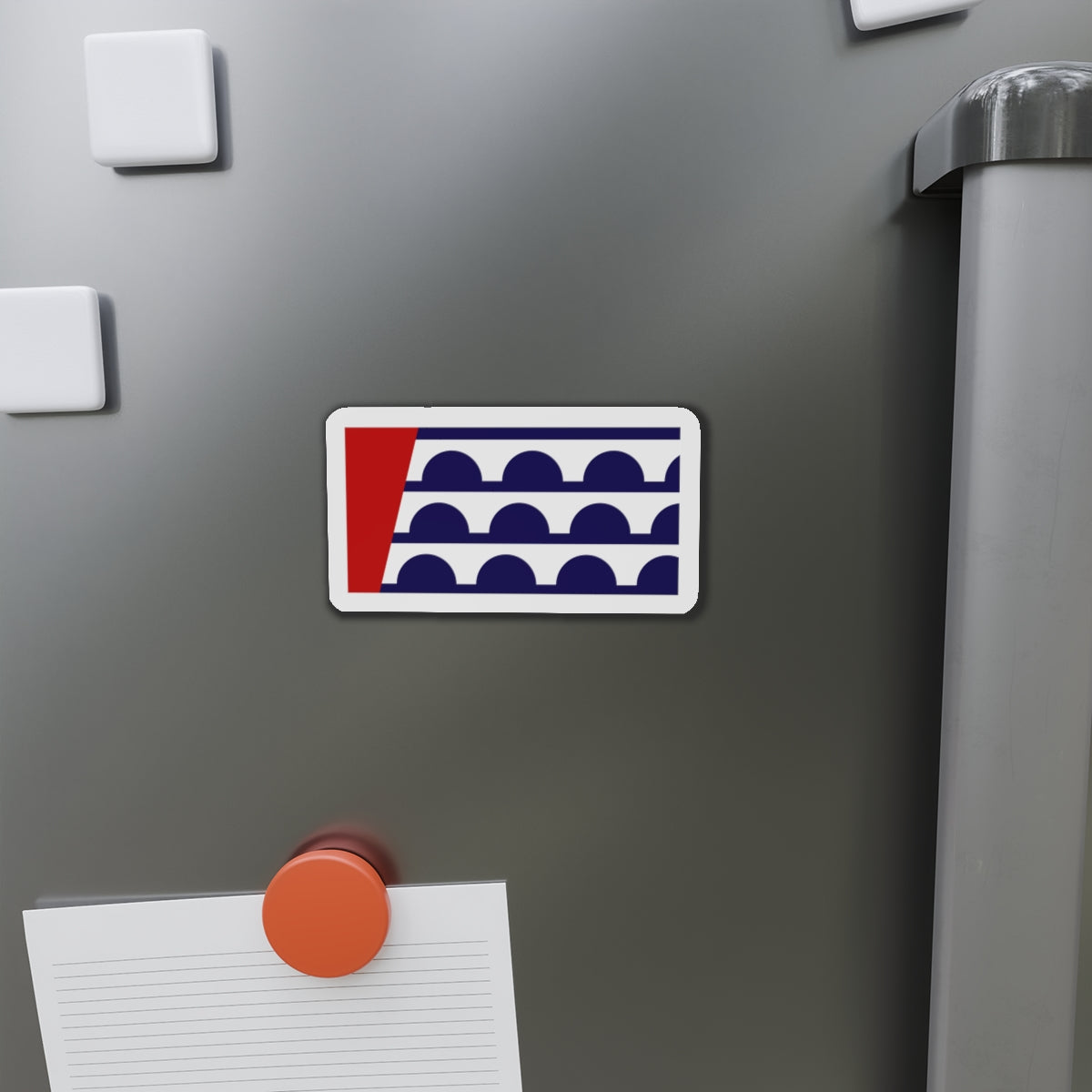 Flag of Des Moines Iowa - Die-Cut Magnet-The Sticker Space
