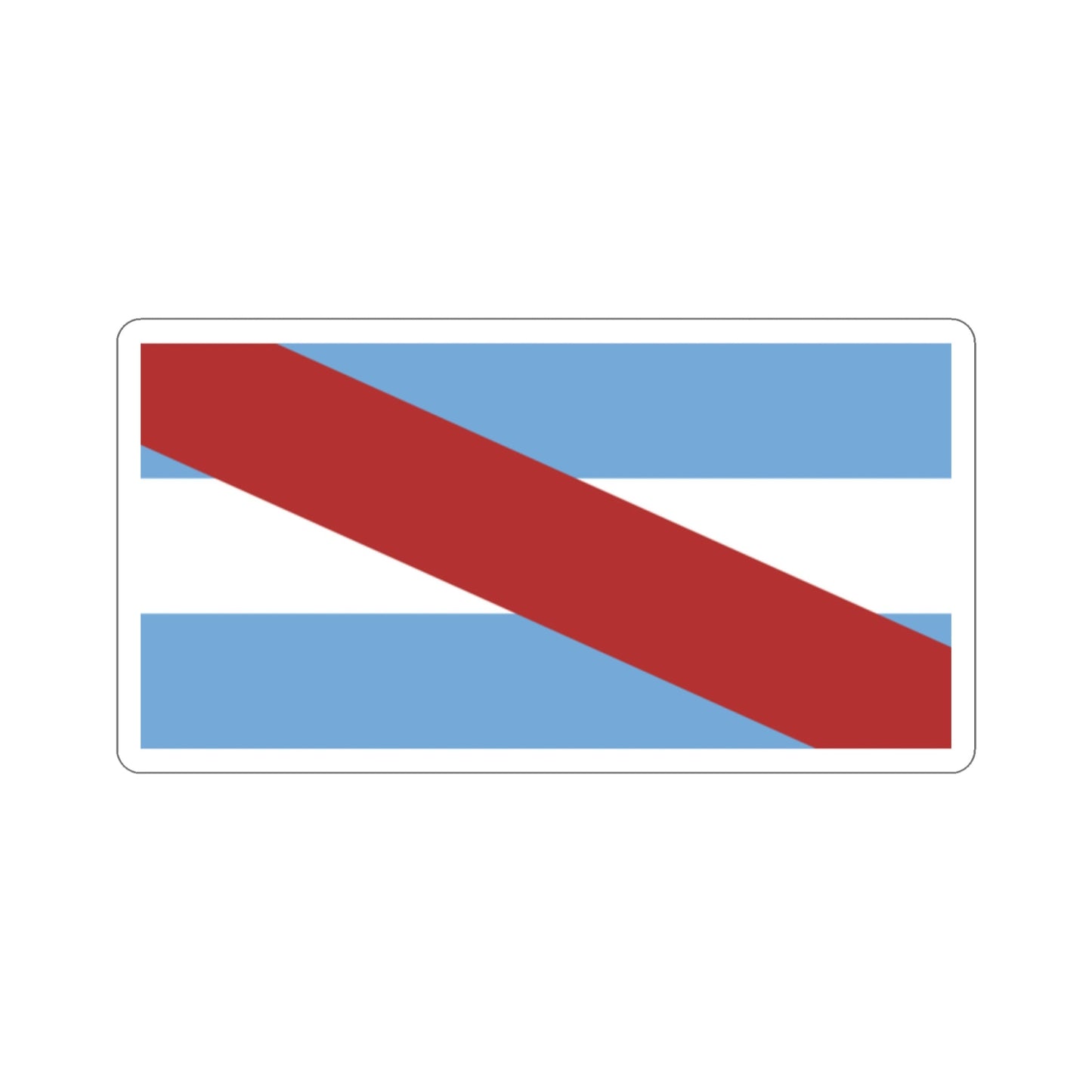 Flag of Entre Ríos Province Argentina STICKER Vinyl Die-Cut Decal-2 Inch-The Sticker Space