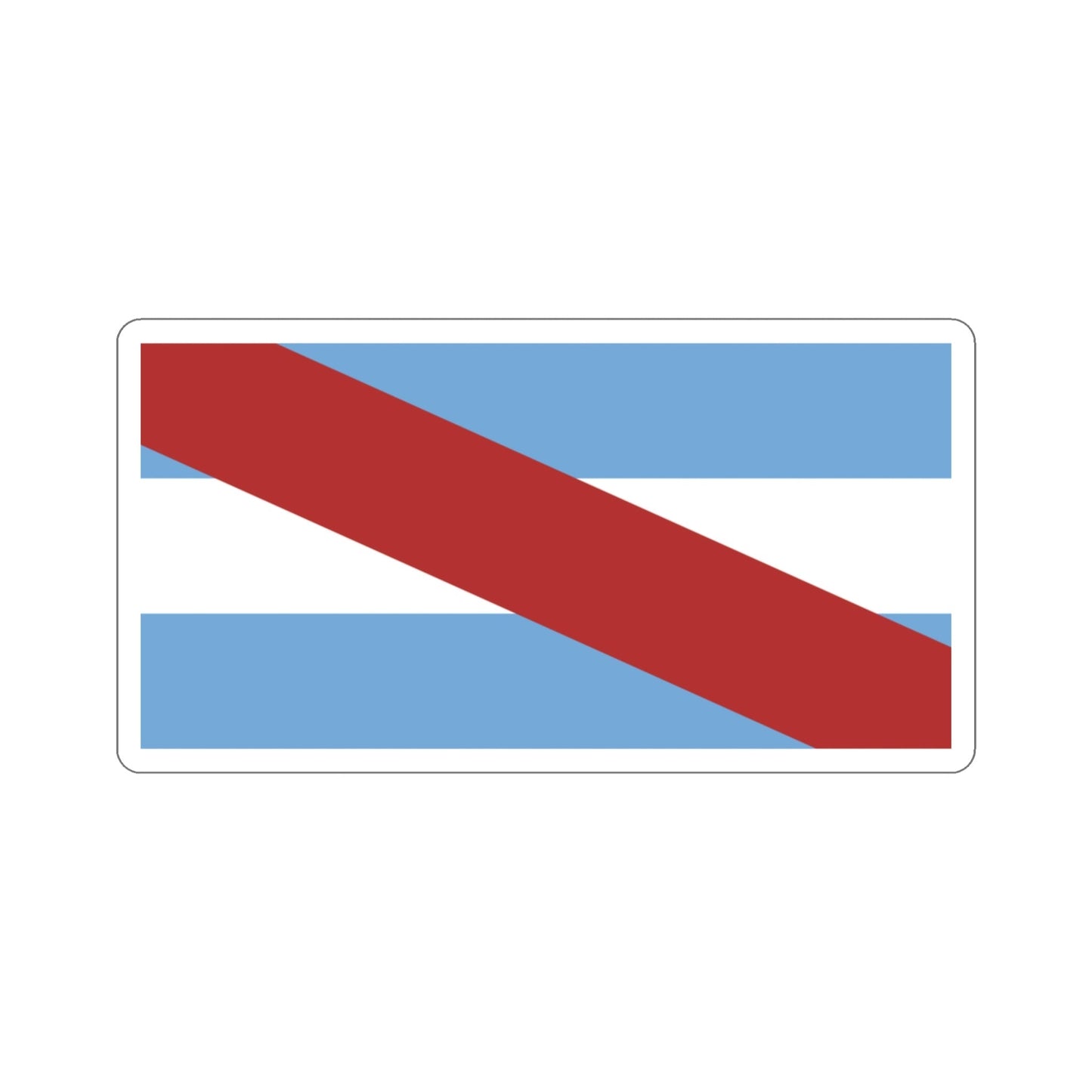 Flag of Entre Ríos Province Argentina STICKER Vinyl Die-Cut Decal-3 Inch-The Sticker Space