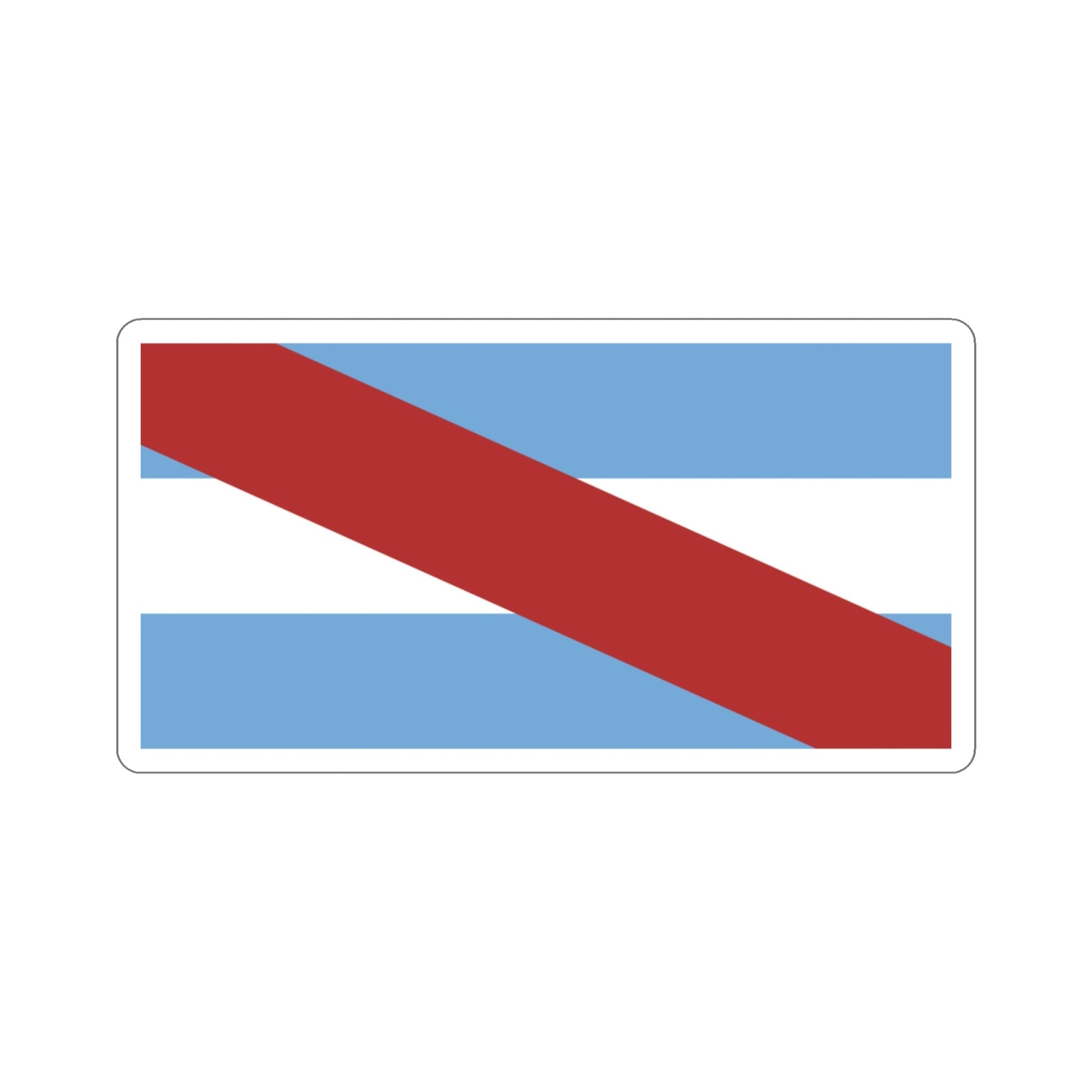 Flag of Entre Ríos Province Argentina STICKER Vinyl Die-Cut Decal-3 Inch-The Sticker Space