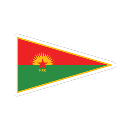 Flag of Hêzên Rojhilata Kurdistan (Iran) STICKER Vinyl Die-Cut Decal-2 Inch-The Sticker Space