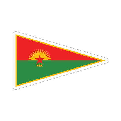 Flag of Hêzên Rojhilata Kurdistan (Iran) STICKER Vinyl Die-Cut Decal-5 Inch-The Sticker Space