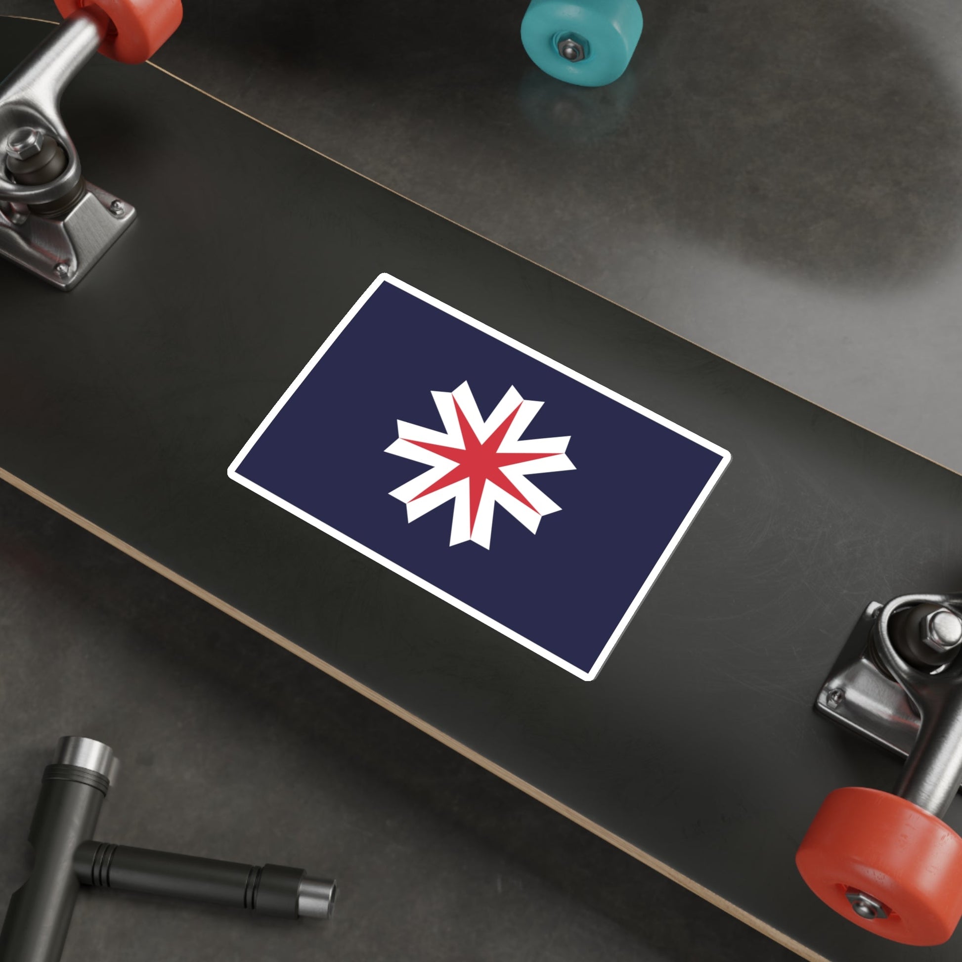 Flag of Hokkaido Prefecture Japan STICKER Vinyl Die-Cut Decal-The Sticker Space