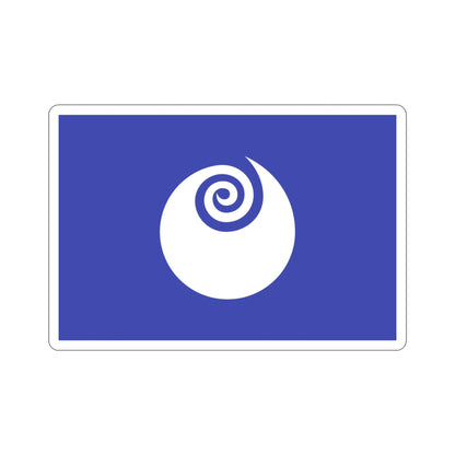 Flag of Ibaraki Prefecture Japan STICKER Vinyl Die-Cut Decal-4 Inch-The Sticker Space