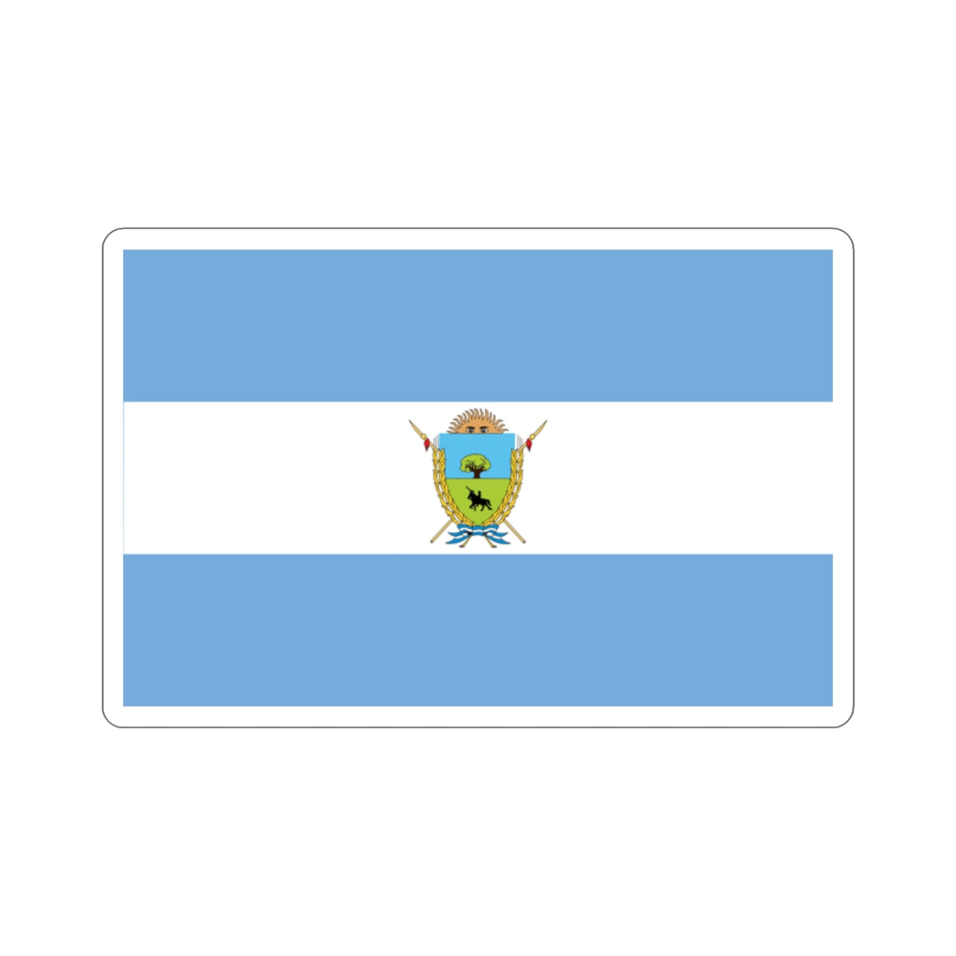 Flag of La Pampa Province Argentina STICKER Vinyl Die-Cut Decal-2 Inch-The Sticker Space