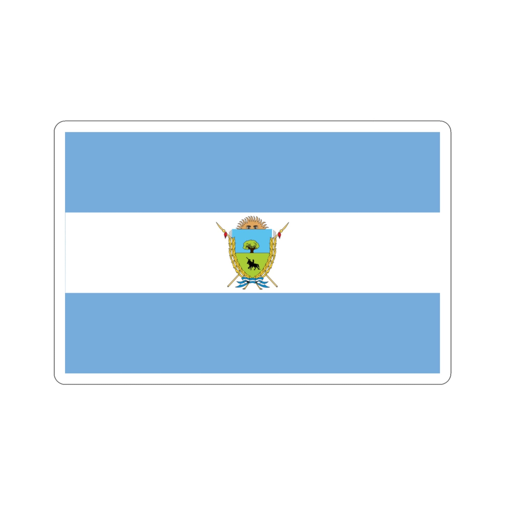 Flag of La Pampa Province Argentina STICKER Vinyl Die-Cut Decal-3 Inch-The Sticker Space