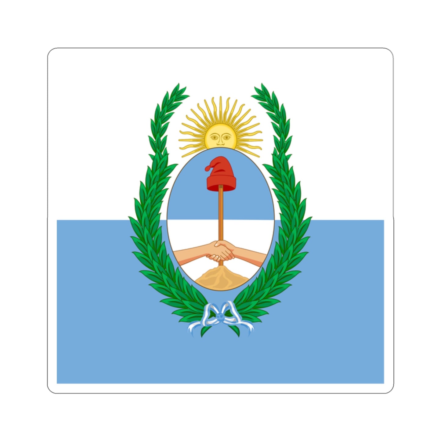 Flag of Mendoza Province Argentina STICKER Vinyl Die-Cut Decal-2 Inch-The Sticker Space