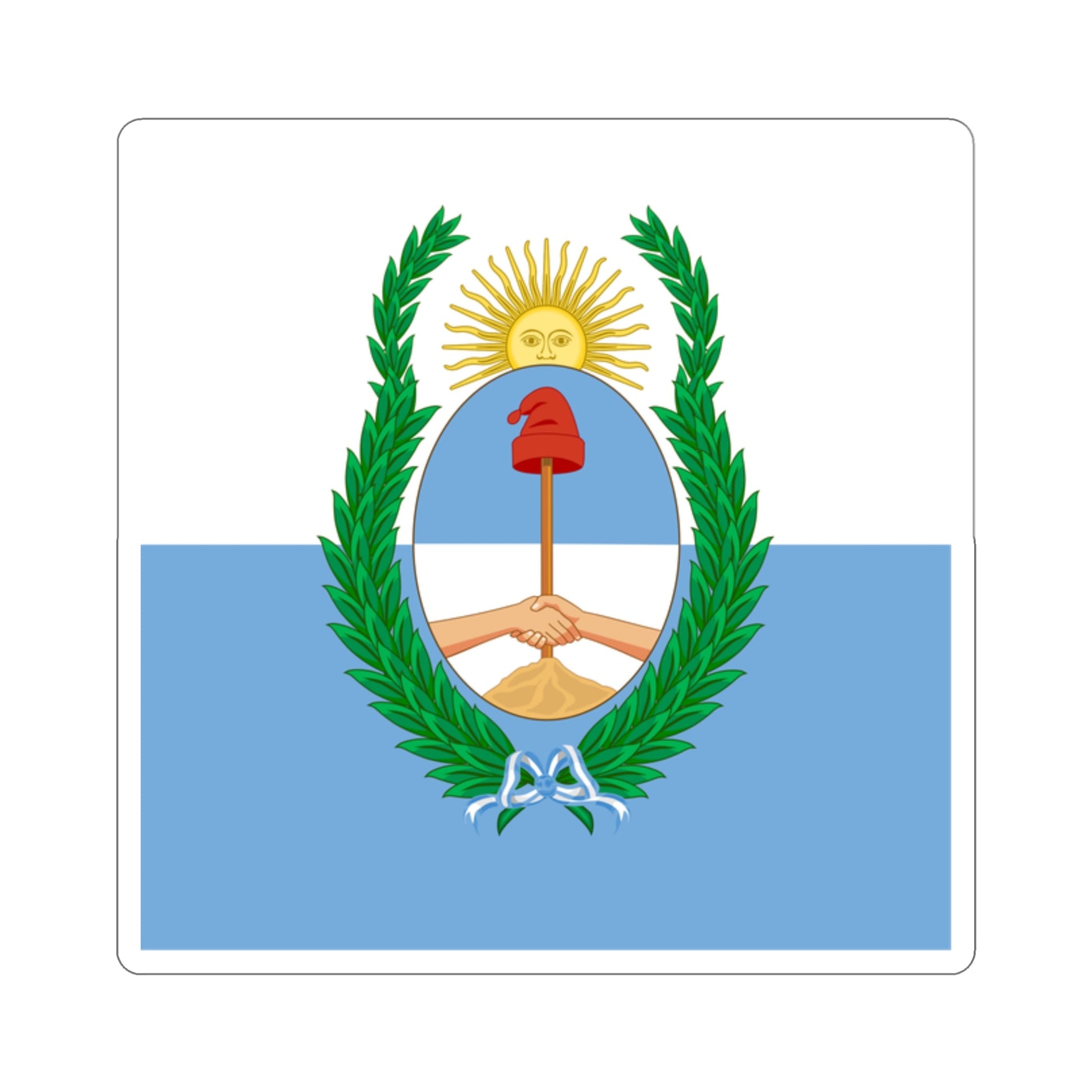 Flag of Mendoza Province Argentina STICKER Vinyl Die-Cut Decal-2 Inch-The Sticker Space