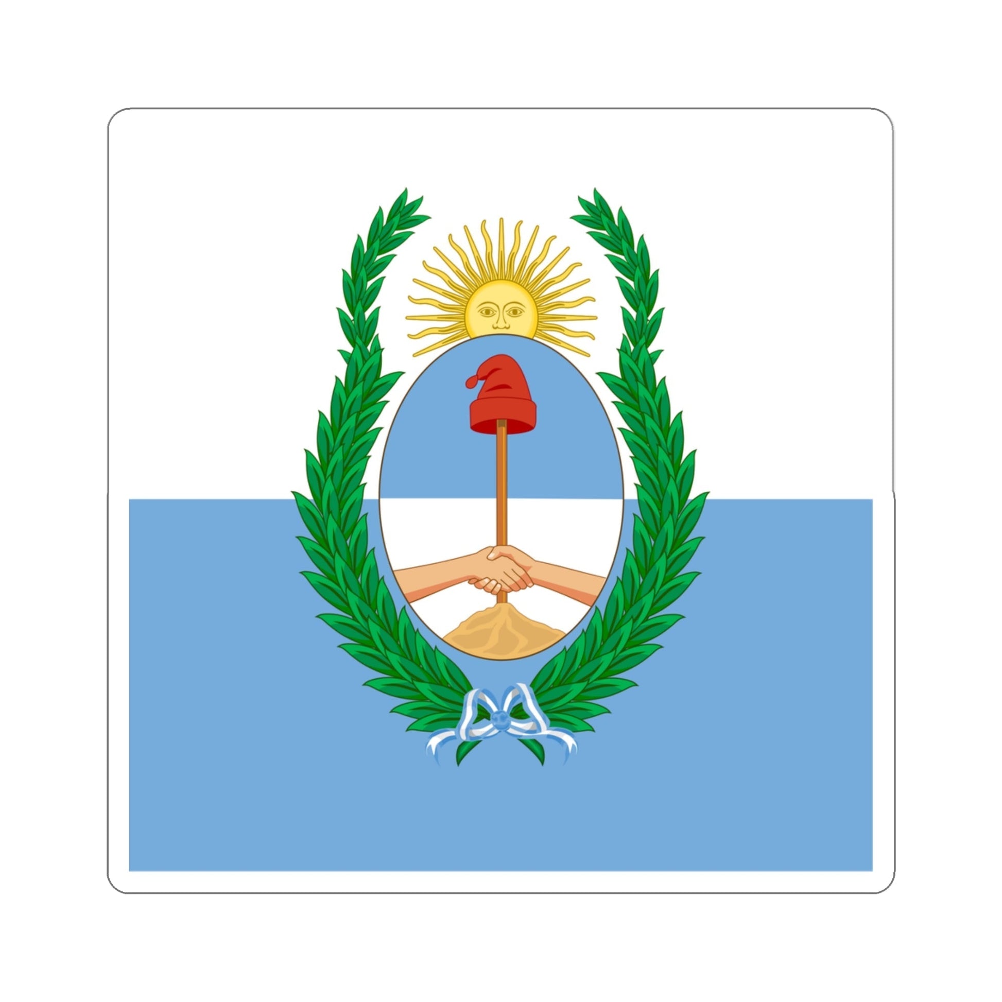 Flag of Mendoza Province Argentina STICKER Vinyl Die-Cut Decal-3 Inch-The Sticker Space