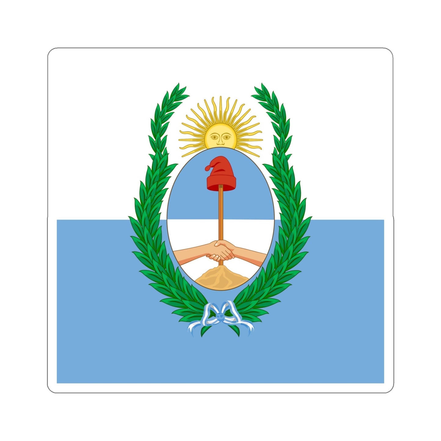 Flag of Mendoza Province Argentina STICKER Vinyl Die-Cut Decal-5 Inch-The Sticker Space