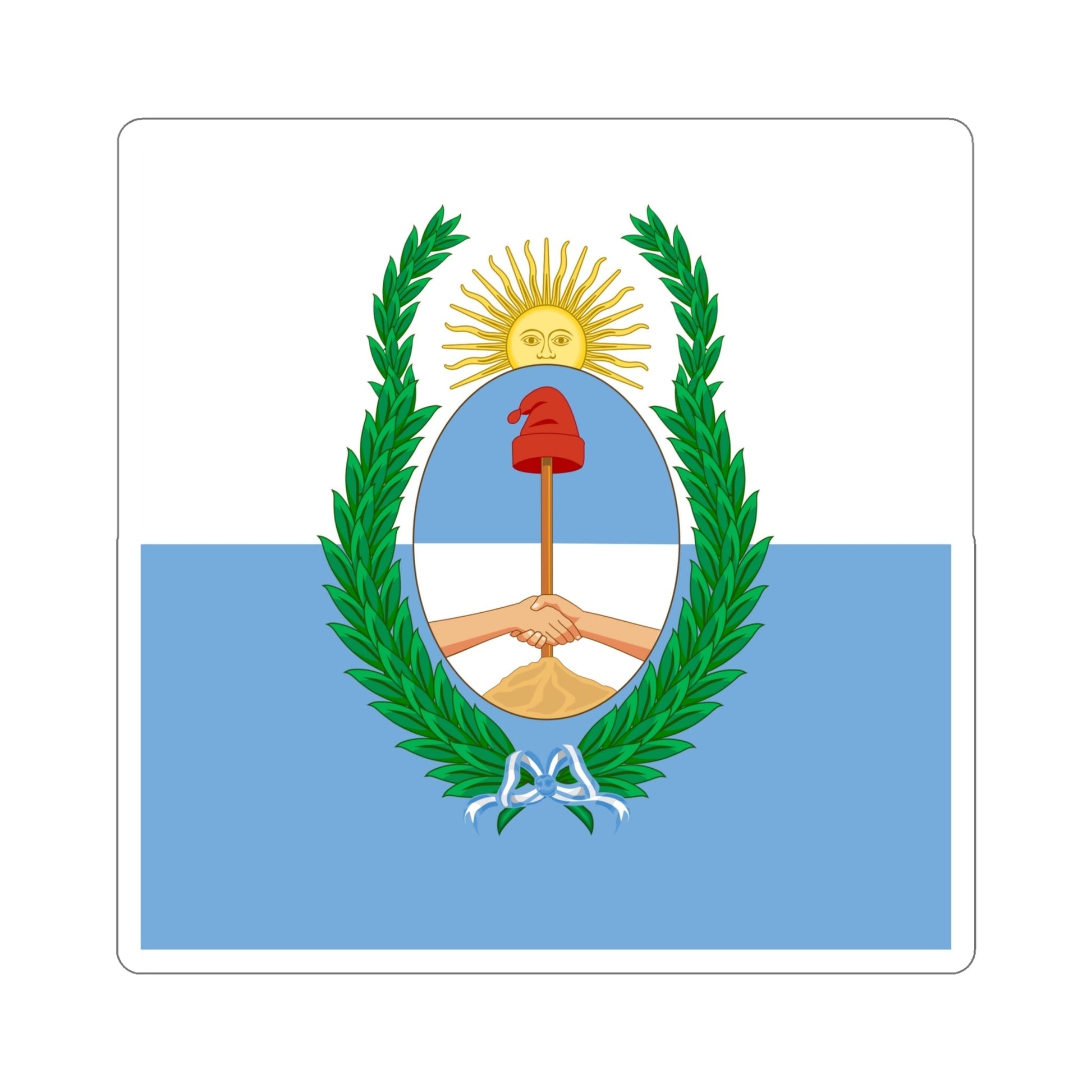 Flag of Mendoza Province Argentina STICKER Vinyl Die-Cut Decal-6 Inch-The Sticker Space