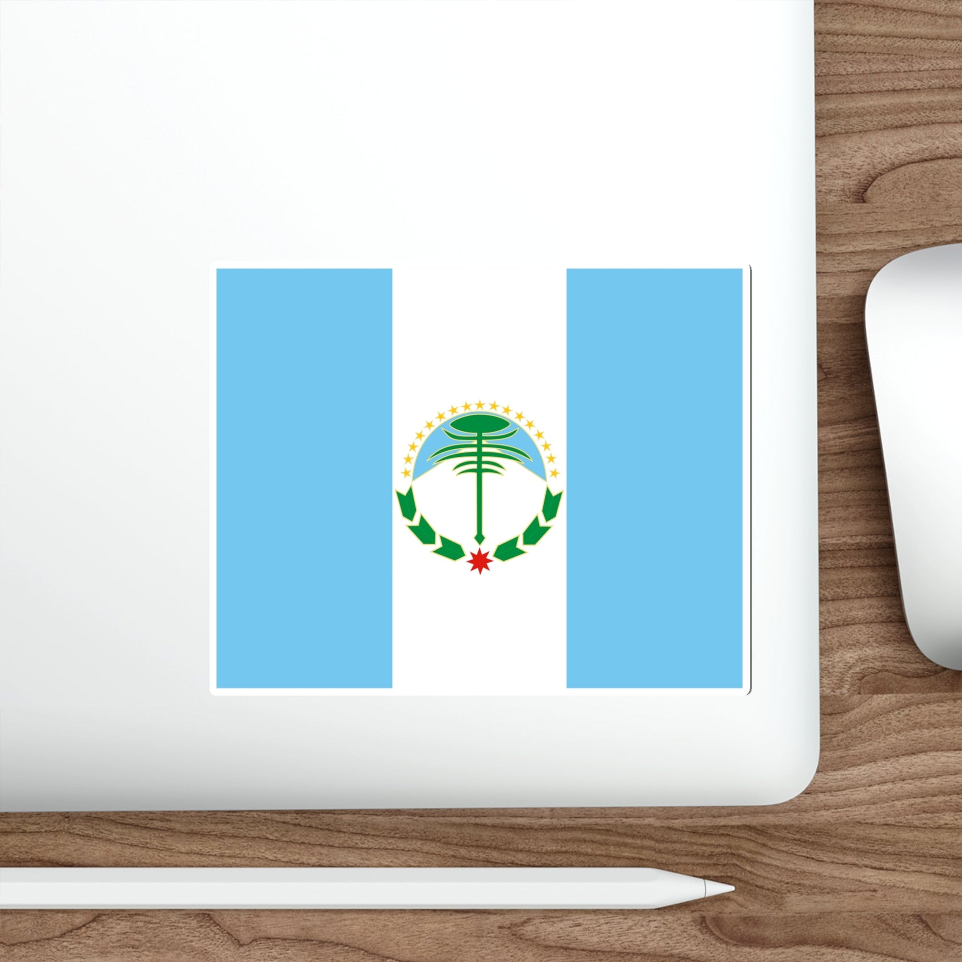 Flag of Neuquén Province Argentina STICKER Vinyl Die-Cut Decal-The Sticker Space