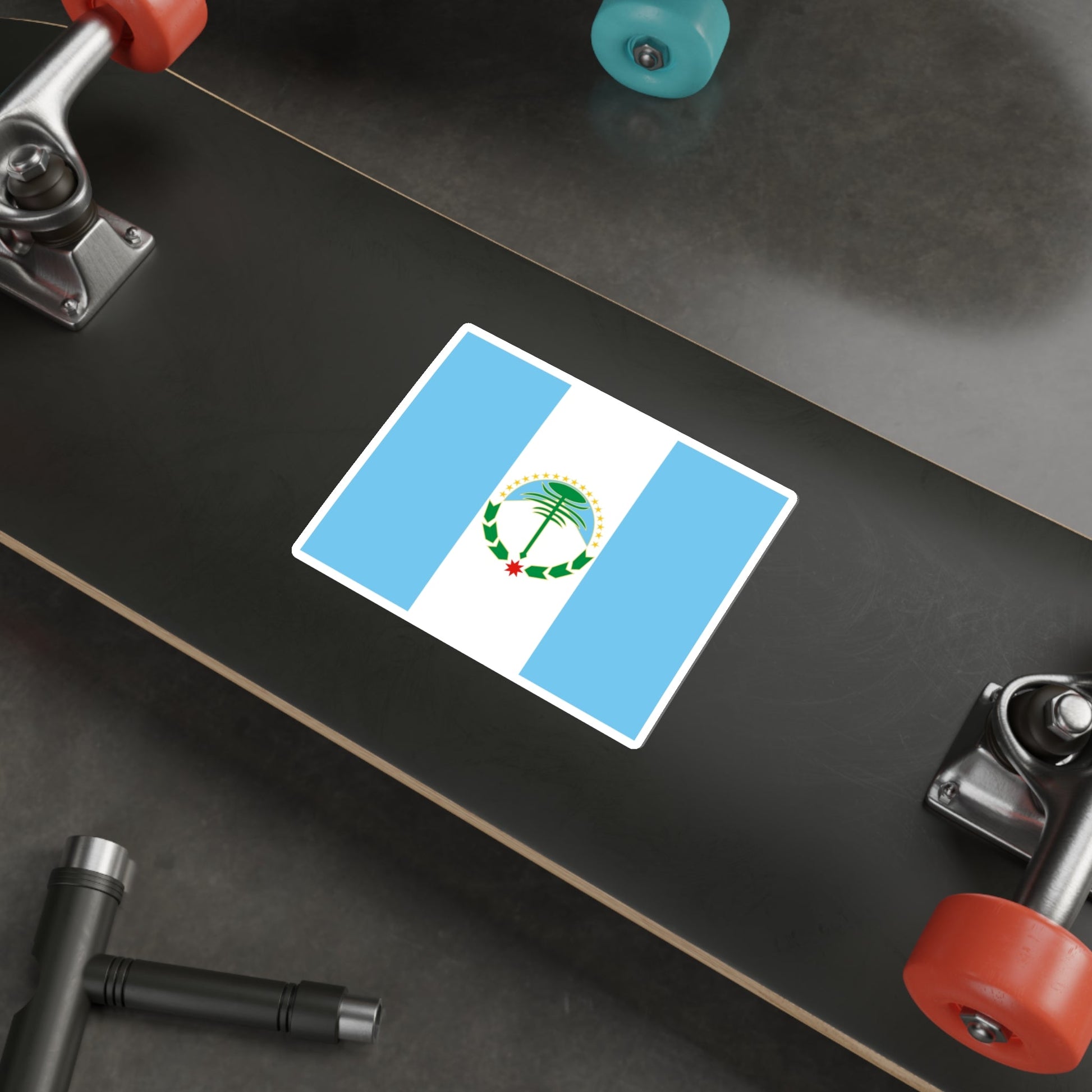 Flag of Neuquén Province Argentina STICKER Vinyl Die-Cut Decal-The Sticker Space