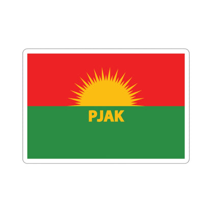 Flag of Partiya Jiyana Azad a Kurdistanê (Iran) STICKER Vinyl Die-Cut Decal-2 Inch-The Sticker Space