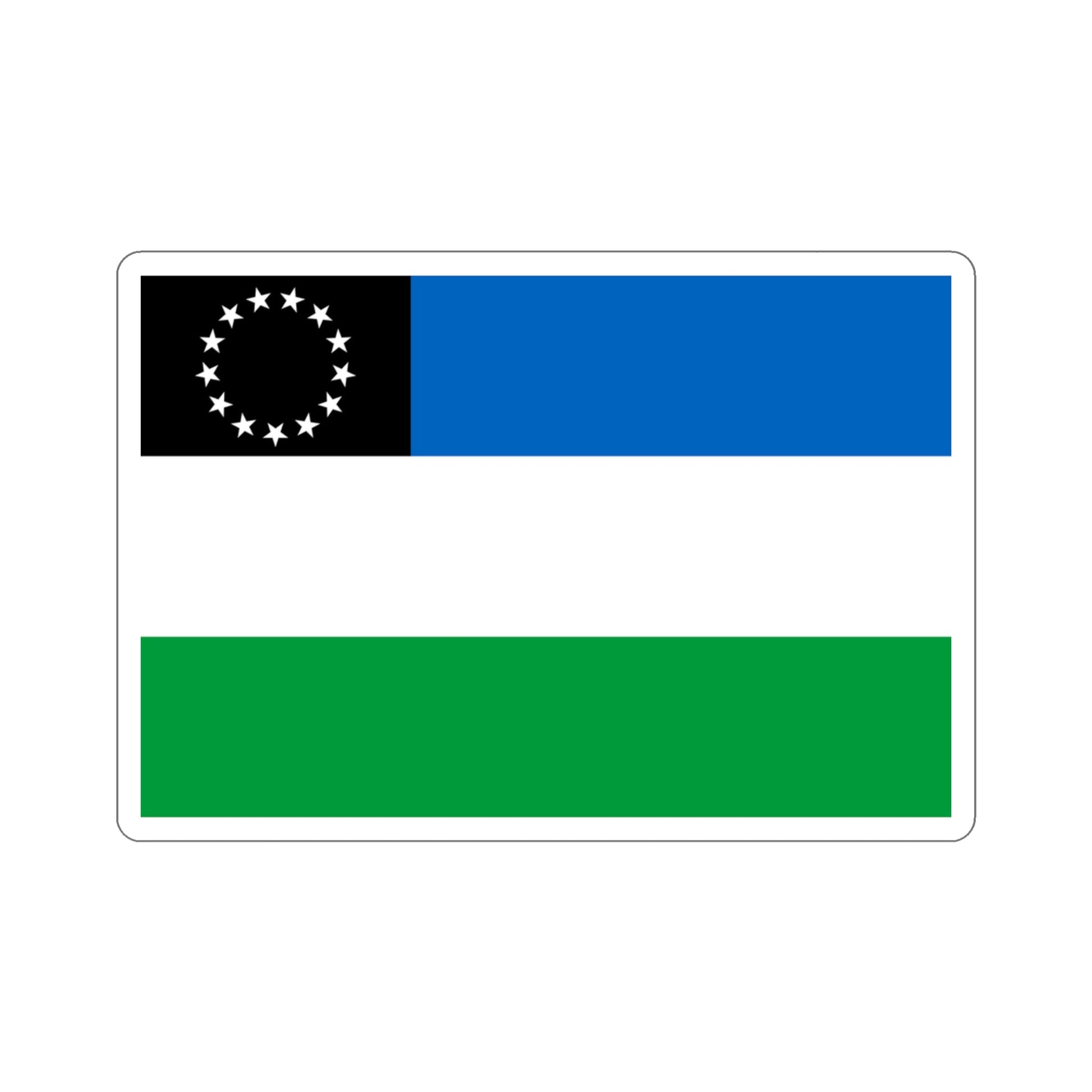 Flag of Río Negro Province Argentina STICKER Vinyl Die-Cut Decal-3 Inch-The Sticker Space