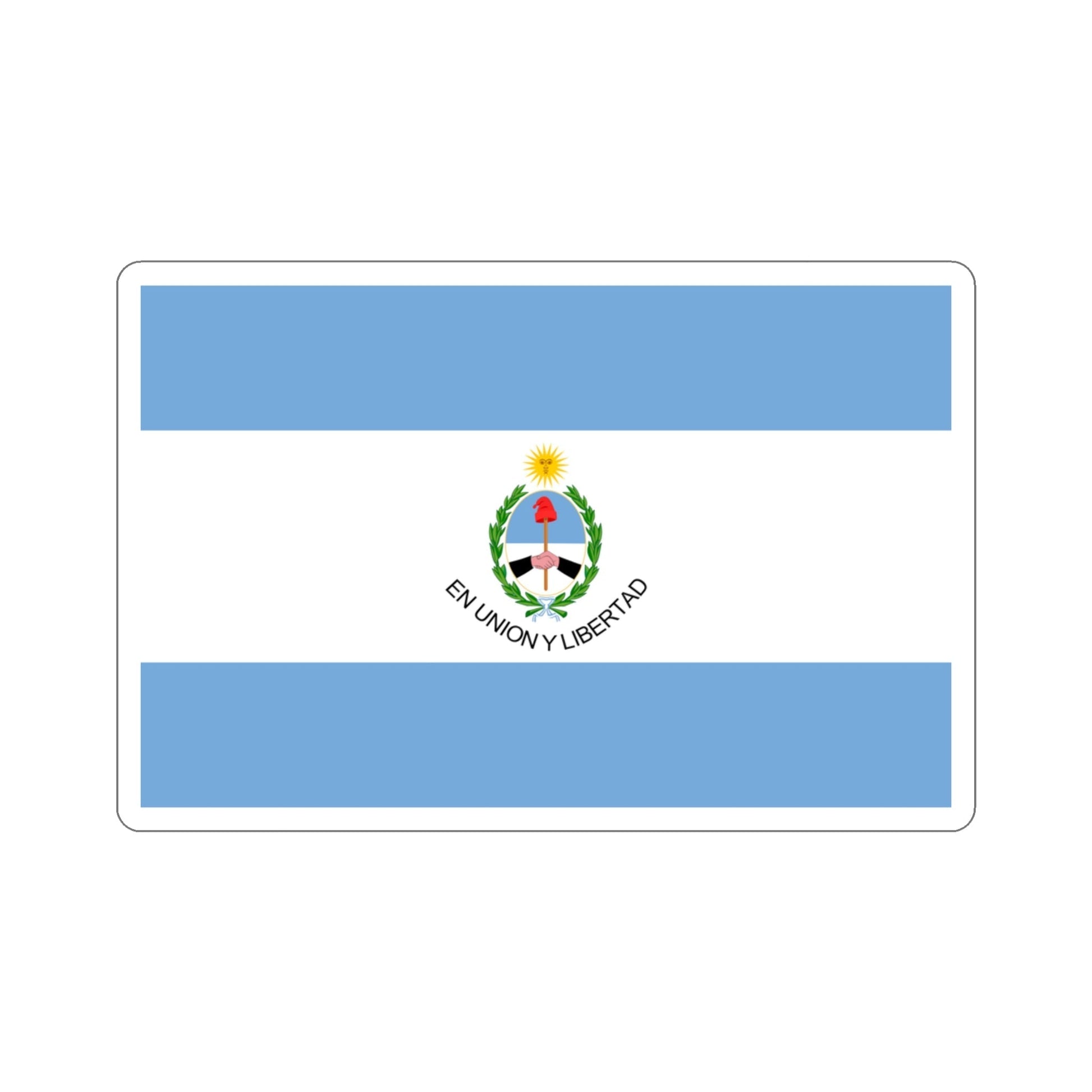 Flag of San Juan Province Argentina STICKER Vinyl Die-Cut Decal-3 Inch-The Sticker Space