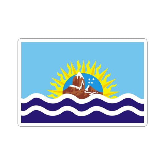 Flag of Santa Cruz Province Argentina STICKER Vinyl Die-Cut Decal-6 Inch-The Sticker Space
