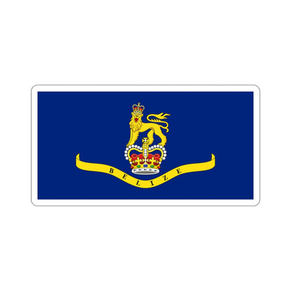Flag of the Governor-General of Belize STICKER Vinyl Die-Cut Decal-3 Inch-The Sticker Space