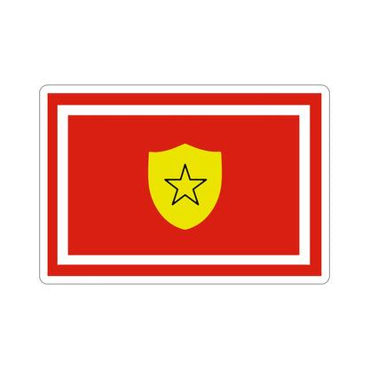Flag of the Minister of the Revolutionary Armed Forces of Cuba STICKER Vinyl Die-Cut Decal-6 Inch-The Sticker Space
