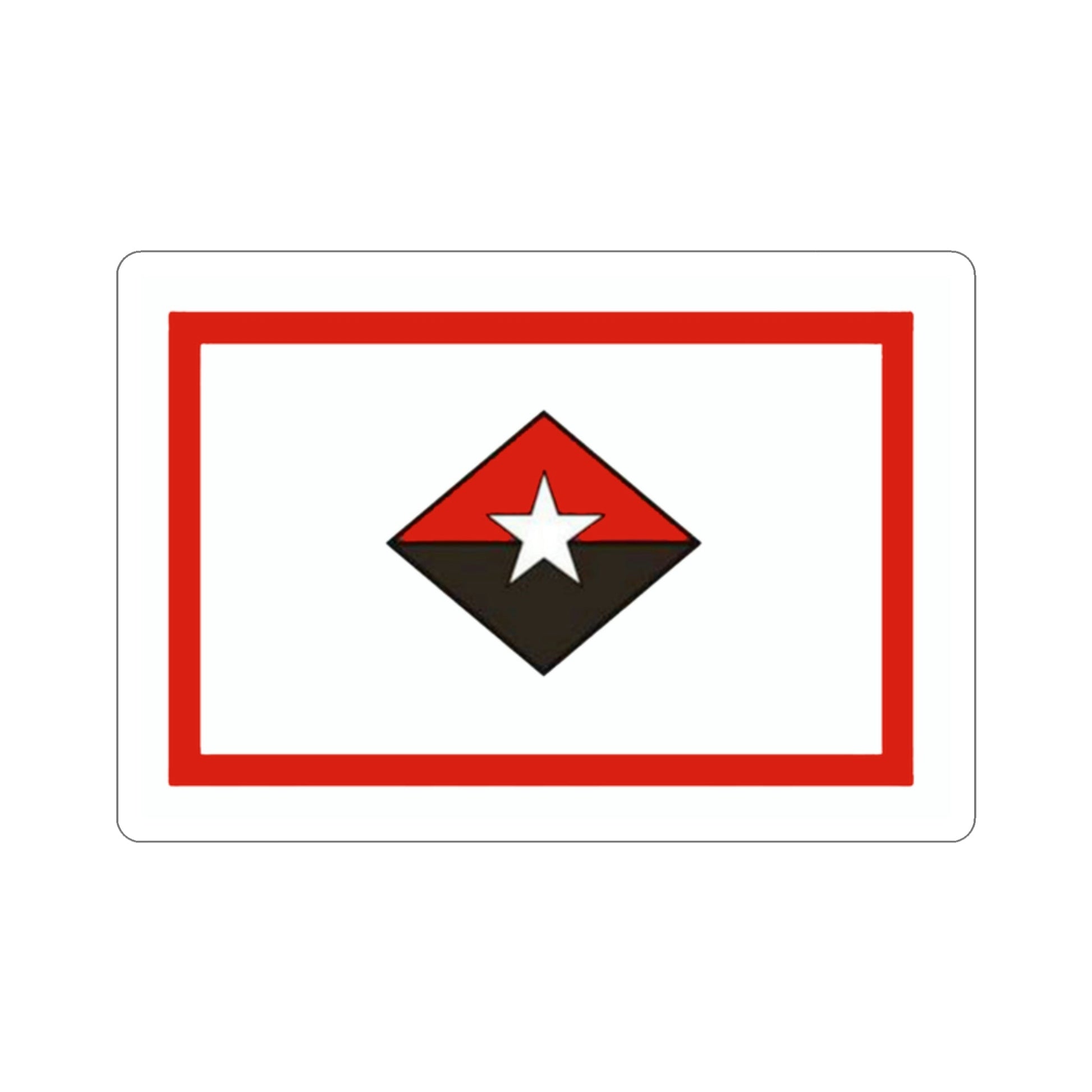 Flag of the President of Cuba (Commander-in-Chief) STICKER Vinyl Die-Cut Decal-2 Inch-The Sticker Space