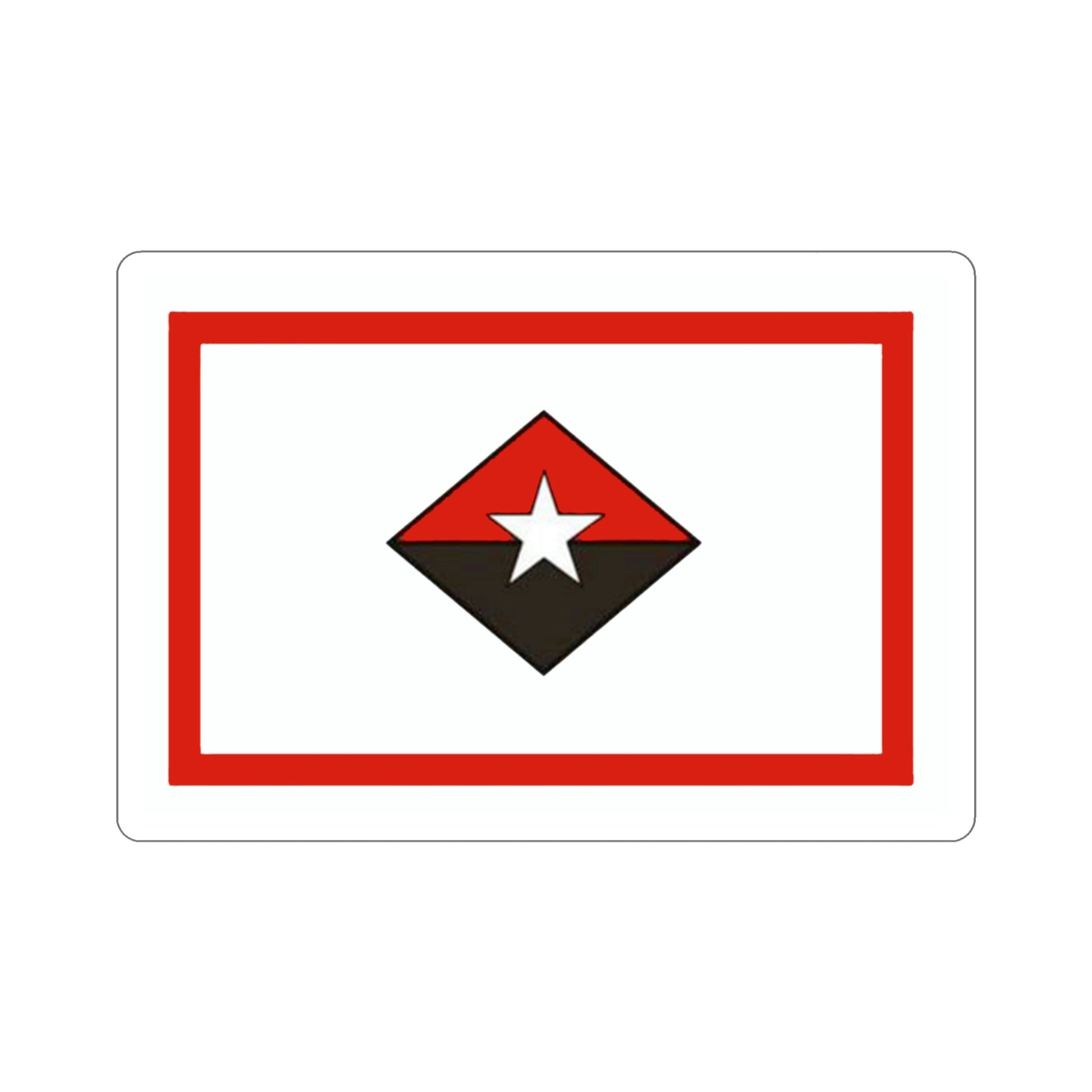 Flag of the President of Cuba (Commander-in-Chief) STICKER Vinyl Die-Cut Decal-3 Inch-The Sticker Space