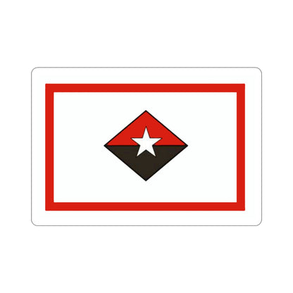 Flag of the President of Cuba (Commander-in-Chief) STICKER Vinyl Die-Cut Decal-3 Inch-The Sticker Space