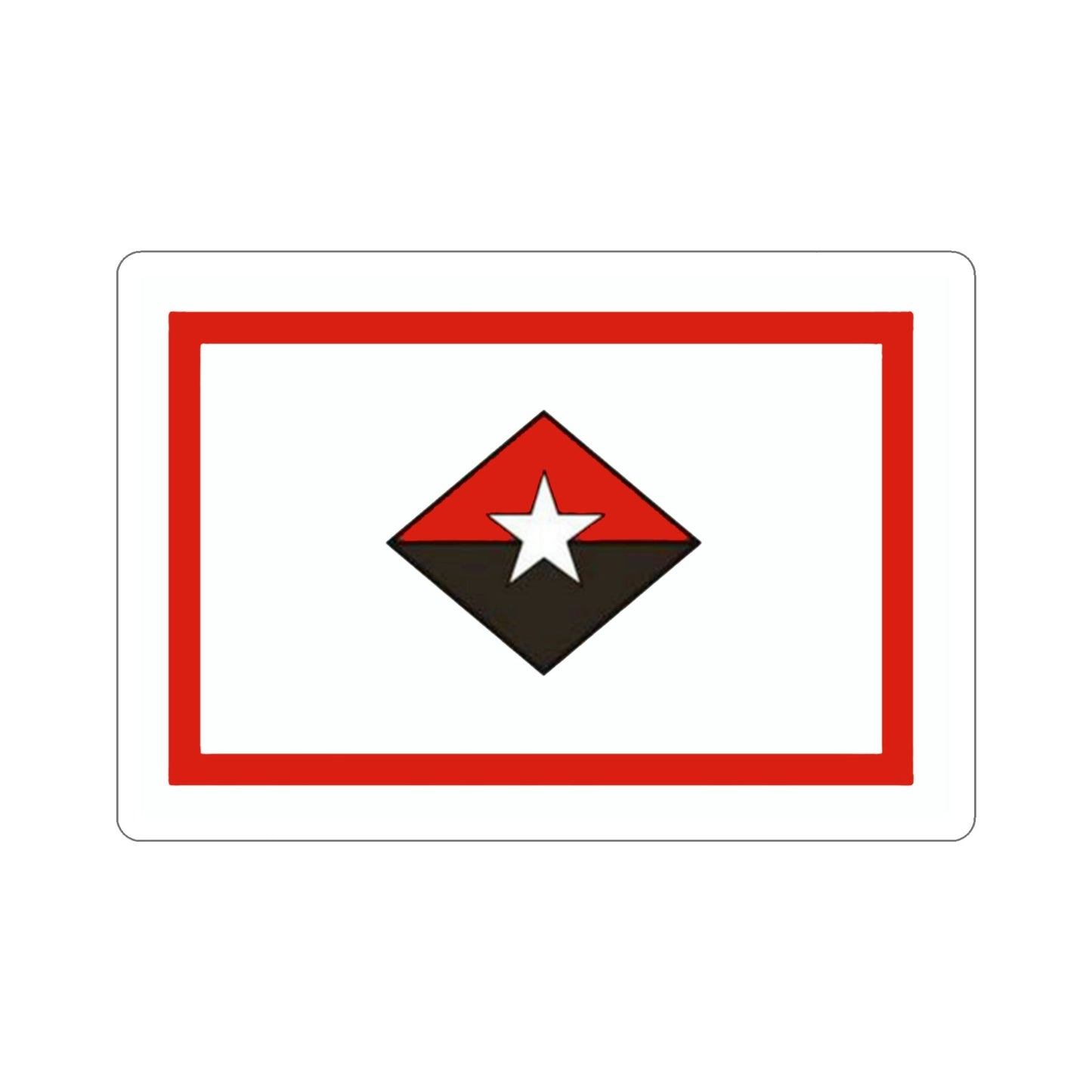Flag of the President of Cuba (Commander-in-Chief) STICKER Vinyl Die-Cut Decal-4 Inch-The Sticker Space