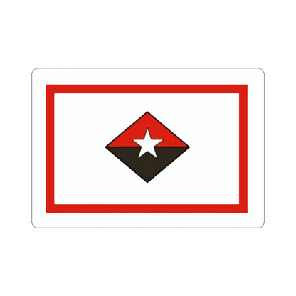 Flag of the President of Cuba (Commander-in-Chief) STICKER Vinyl Die-Cut Decal-4 Inch-The Sticker Space