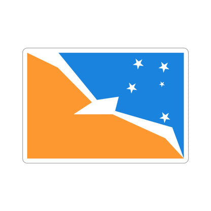 Flag of Tierra del Fuego Province Argentina STICKER Vinyl Die-Cut Decal-2 Inch-The Sticker Space