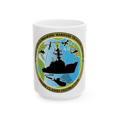 Fleet Anti Submarine Warfare Training Center (U.S. Navy) White Coffee Mug-15oz-The Sticker Space