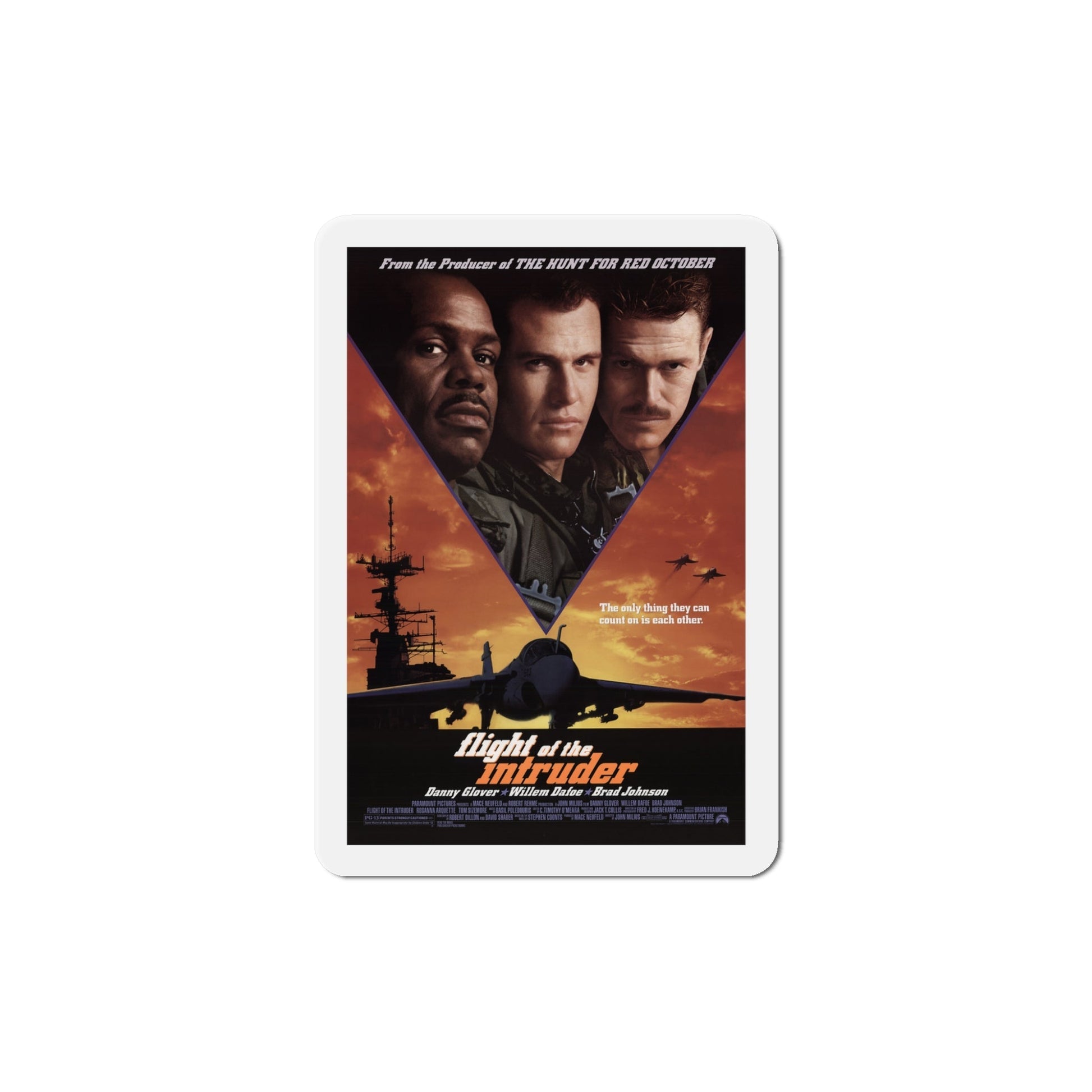 Flight of the Intruder 1991 Movie Poster Die-Cut Magnet-5" x 5"-The Sticker Space